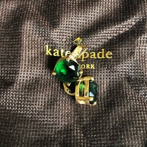 Kate Spade Emerald Green Drop Earrings